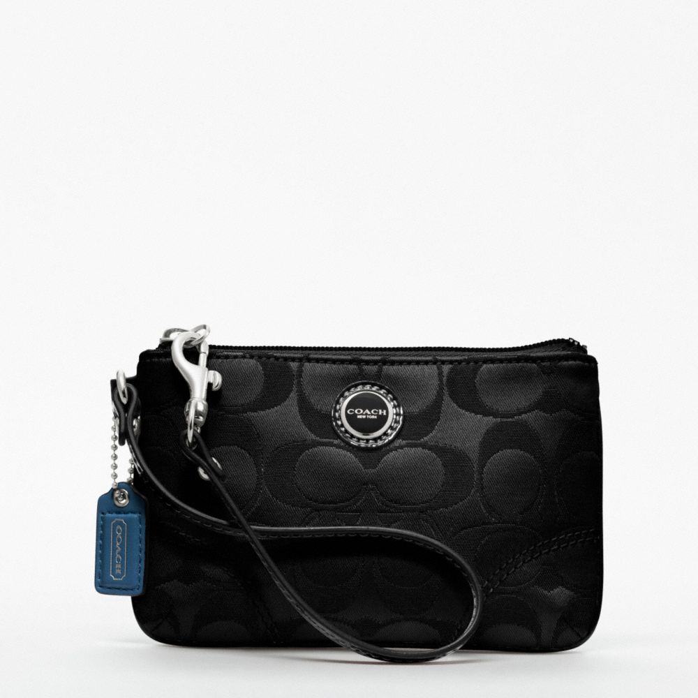 POPPY SIGNATURE SATEEN SMALL WRISTLET