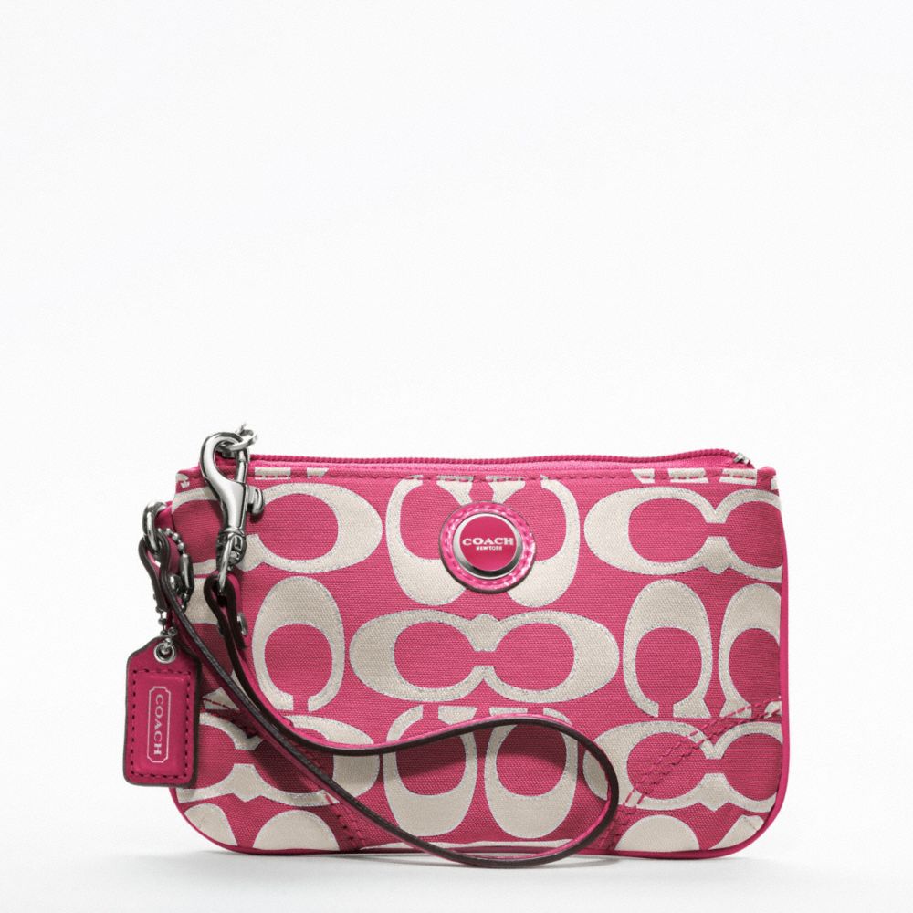 POPPY SIGNATURE SATEEN METALLIC SMALL WRISTLET