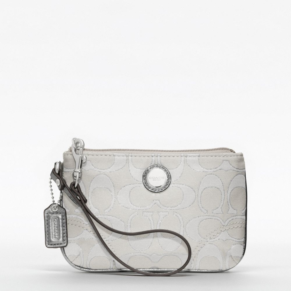 POPPY SIGNATURE SATEEN METALLIC SMALL WRISTLET