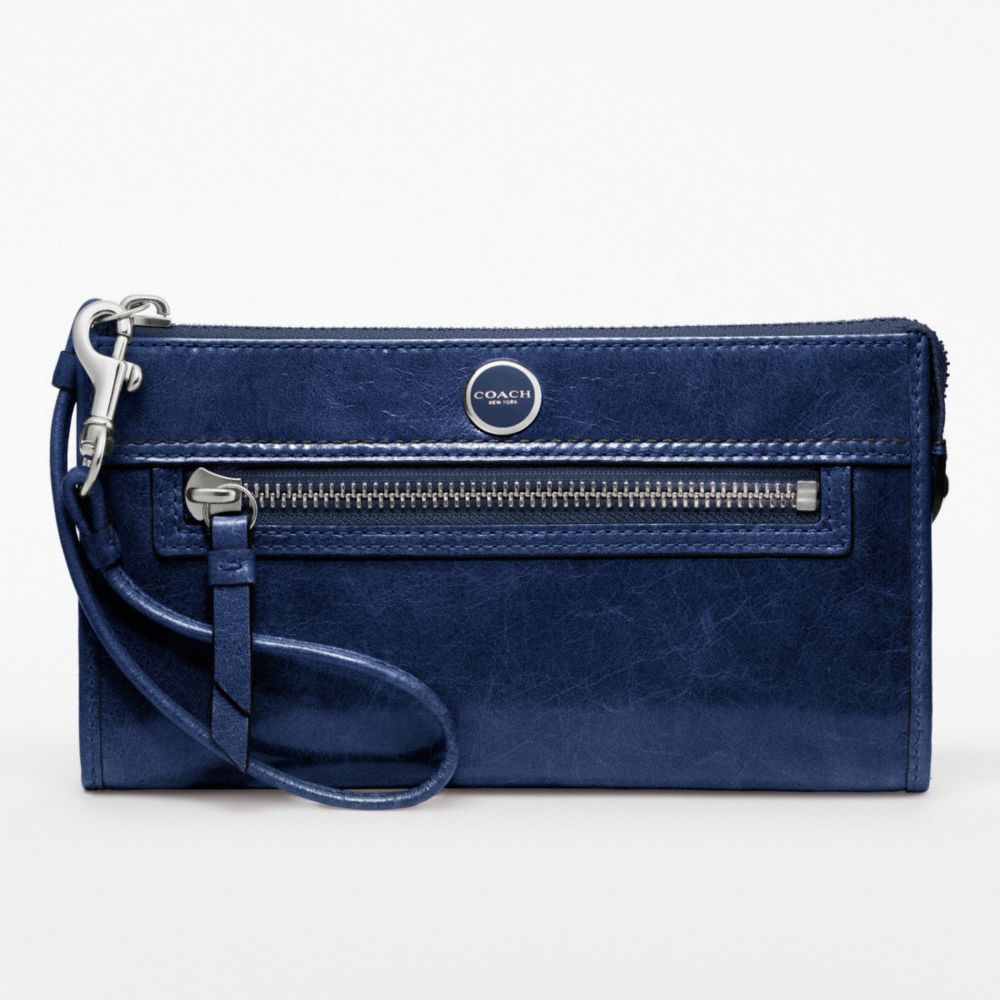 coach wallets navy