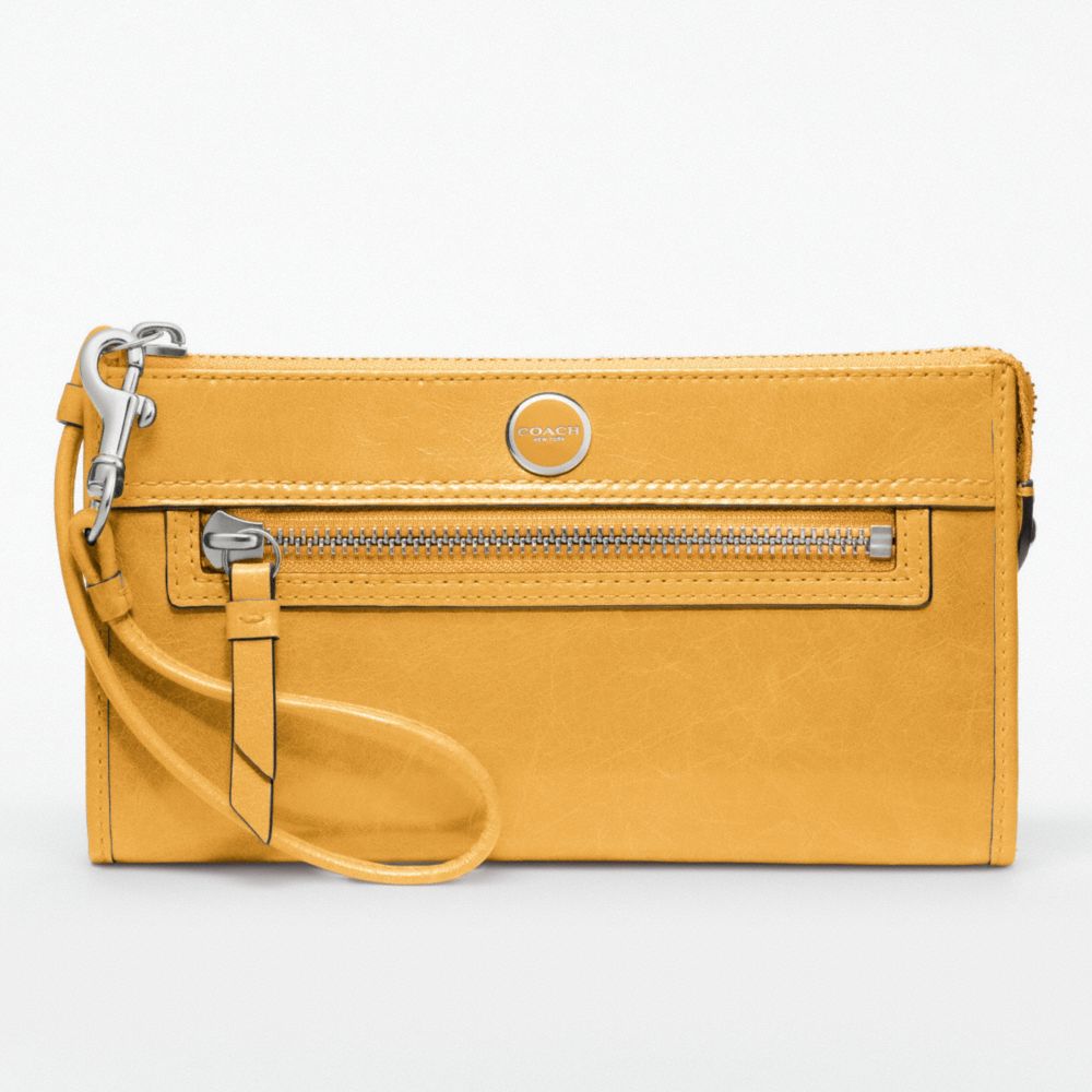 POPPY LEATHER ZIPPY WALLET