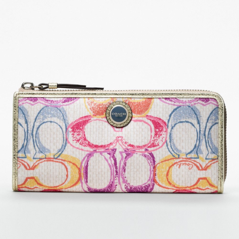 coach wallets poppy