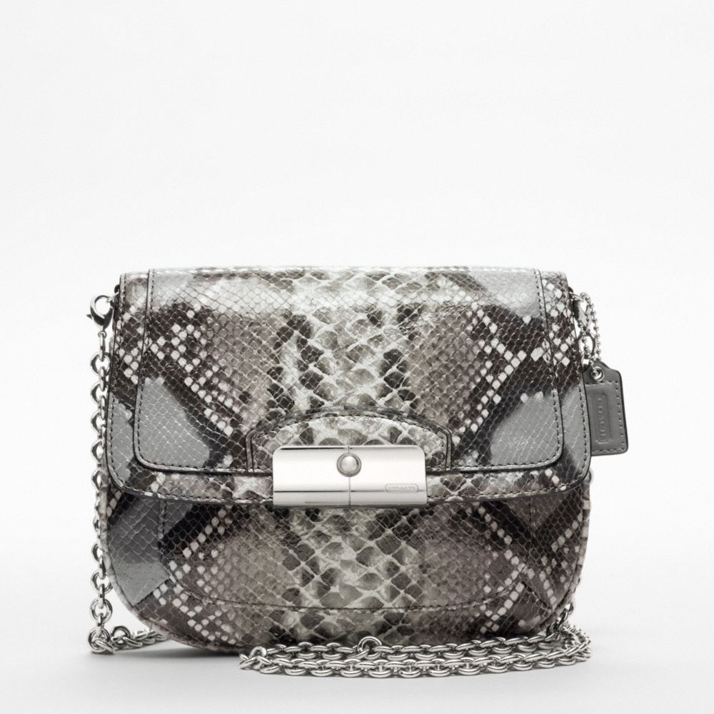 KRISTIN EMBOSSED PYTHON FASHION CROSSBODY