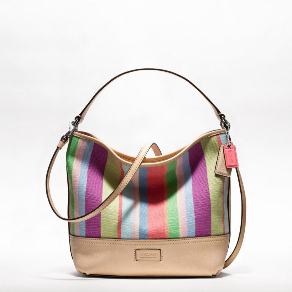HAMPTONS WEEKEND LEGACY STRIPE MINI BUCKET CROSSBODY