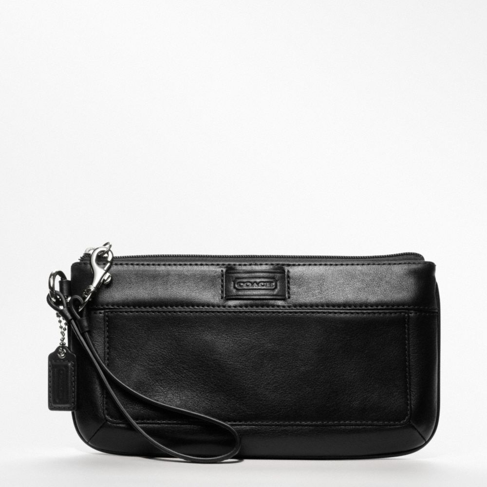 HAMPTONS WEEKEND LEATHER GO-GO LARGE WRISTLET