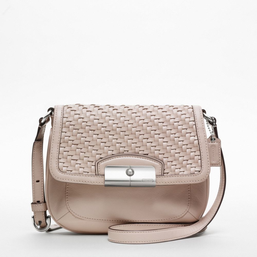 KRISTIN WOVEN LEATHER FASHION CROSSBODY