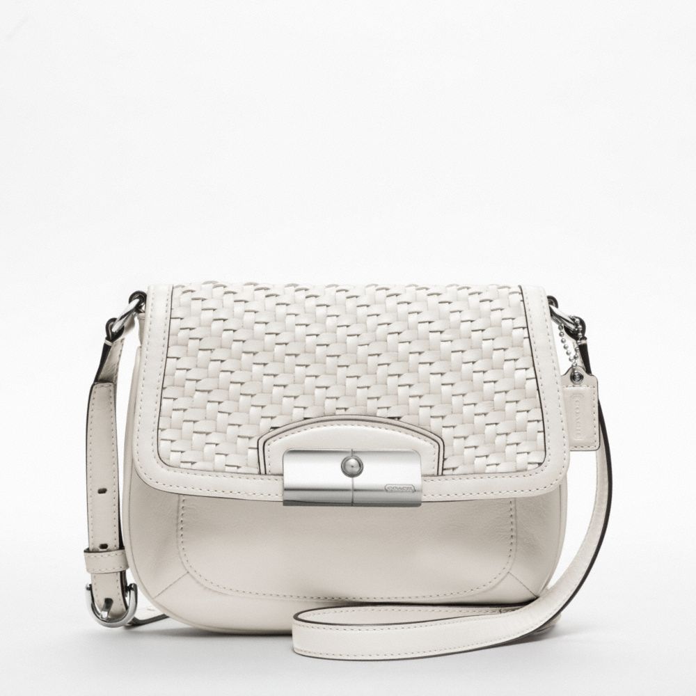 KRISTIN WOVEN LEATHER FASHION CROSSBODY