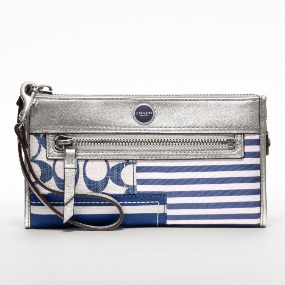 POPPY PATCHWORK ZIPPY WALLET