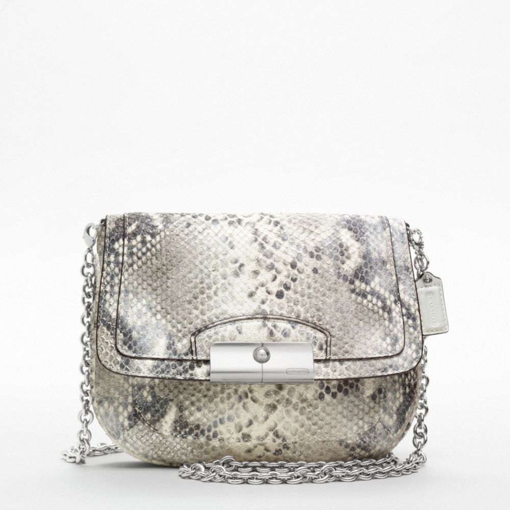 KRISTIN EMBOSSED PYTHON FASHION CROSSBODY