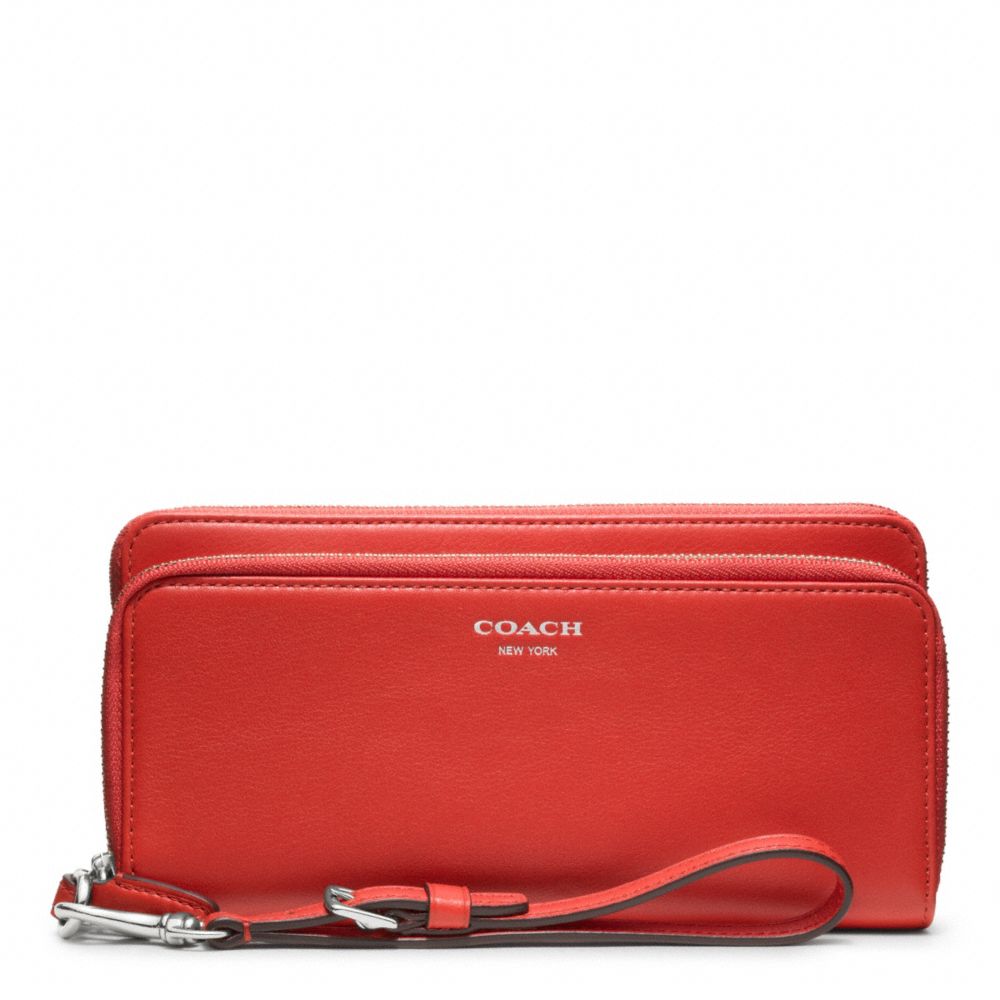 LEGACY LEATHER DOUBLE ACCORDION ZIP