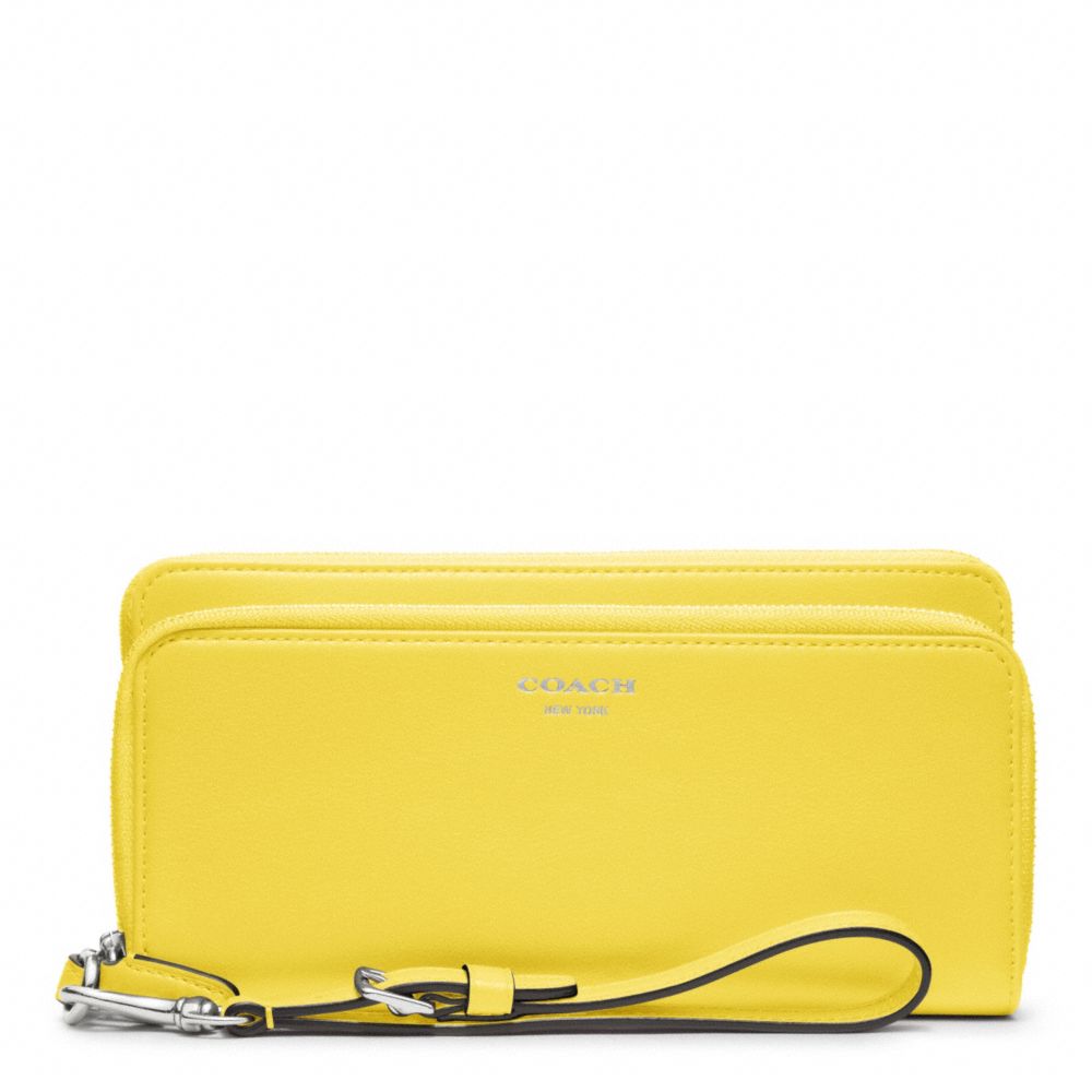 LEGACY LEATHER DOUBLE ACCORDION ZIP