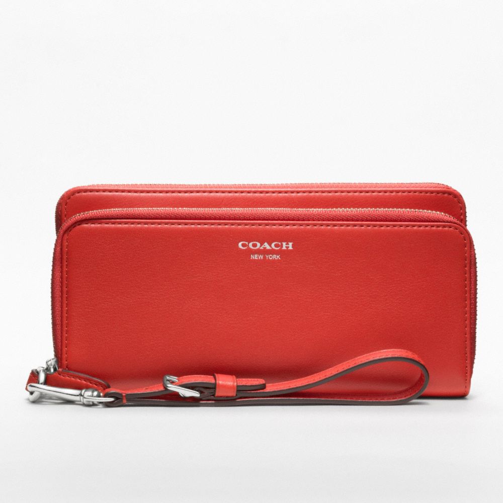 LEGACY LEATHER DOUBLE ACCORDION ZIP