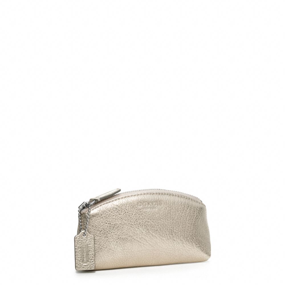 Legacy Metallic Leather Small Cosmetic Case