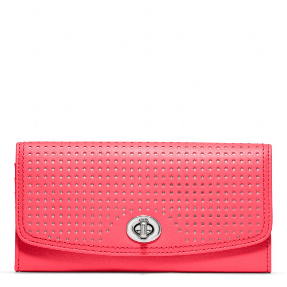 LEGACY PERFORATED LEATHER SLIM ENVELOPE