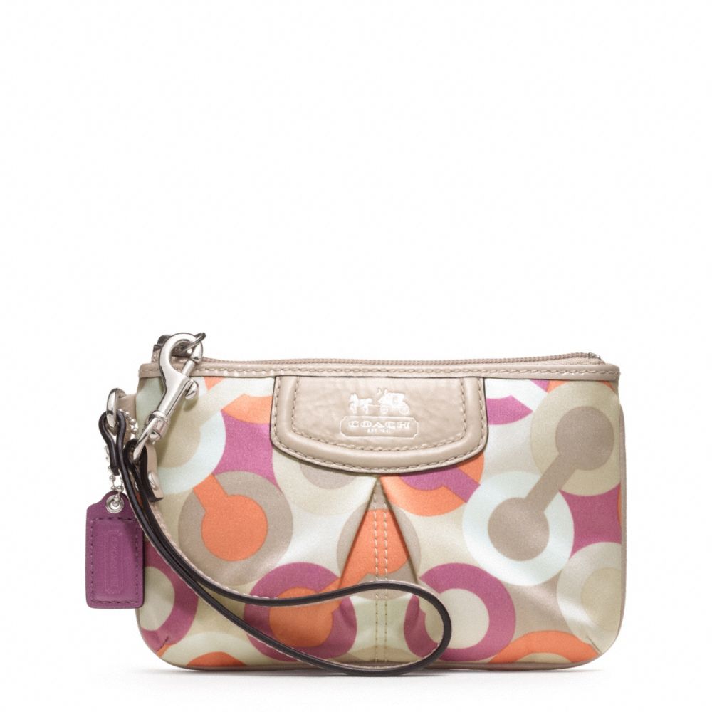 Madison Diagonal Op Art Small Wristlet