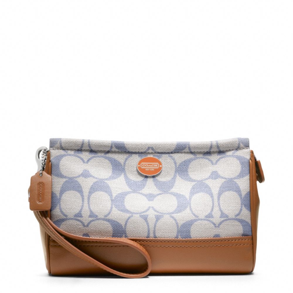 LEGACY WEEKEND PRINTED SIGNATURE LARGE WRISTLET