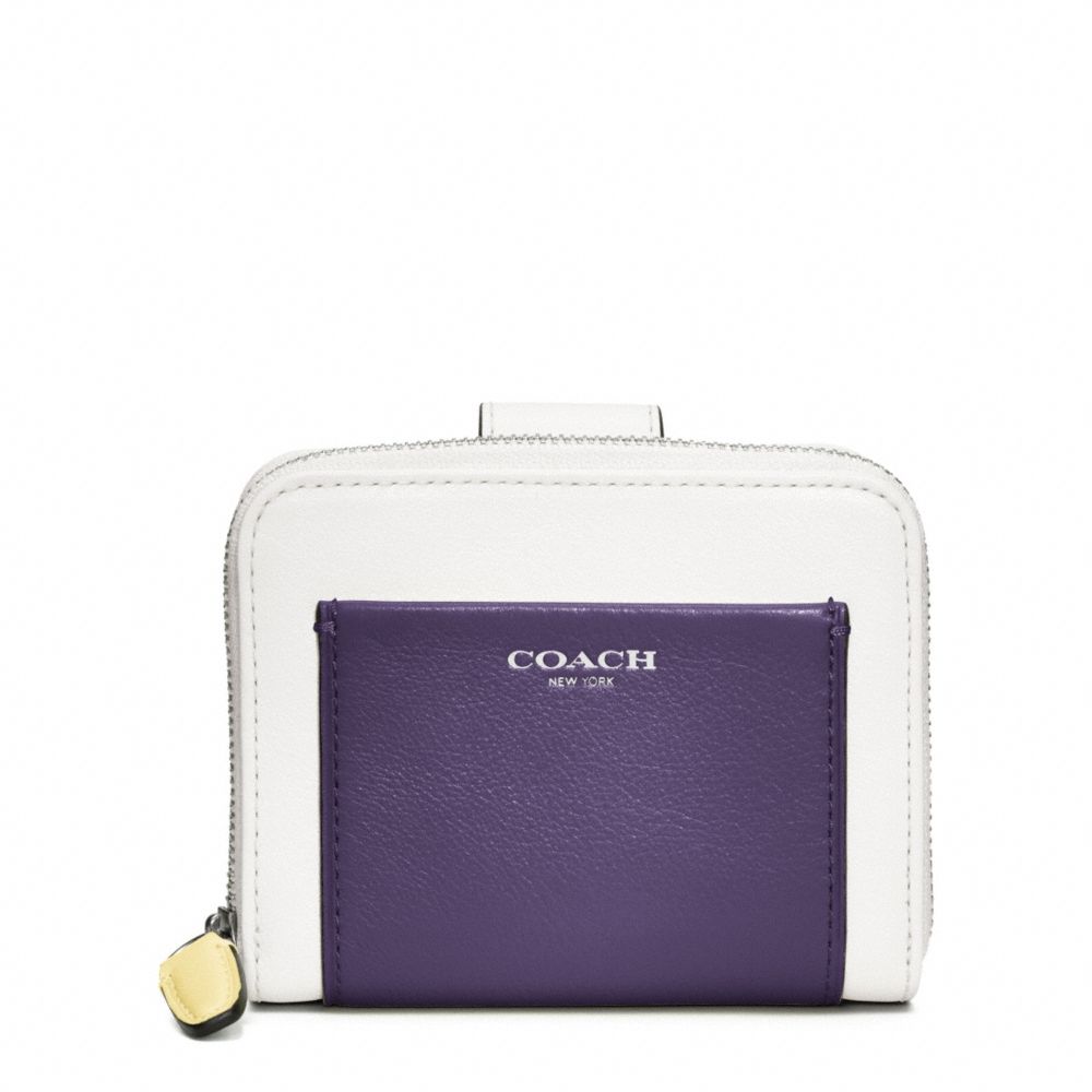 LEGACY COLORBLOCK LEATHER MEDIUM ZIP AROUND