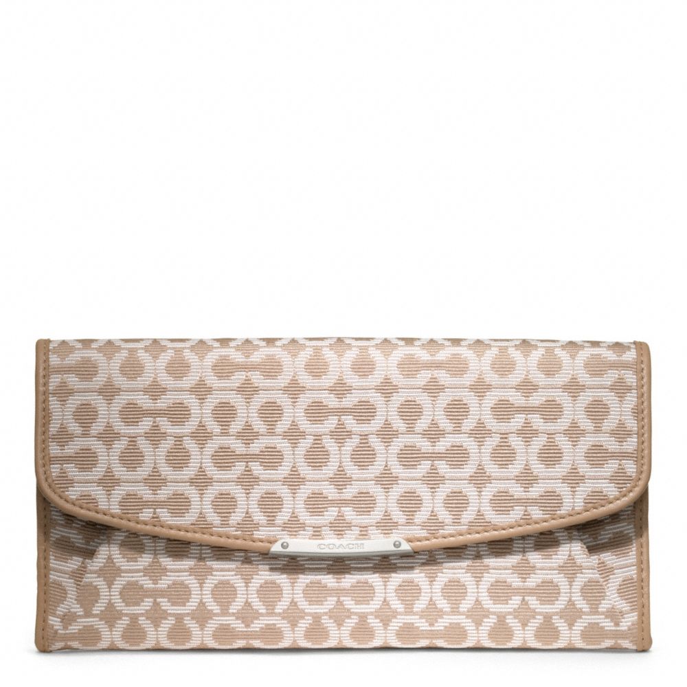 MADISON NEEDLEPOINT OP ART SLIM ENVELOPE