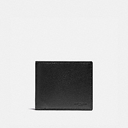 COACH Coin Wallet - BLACK - 4996