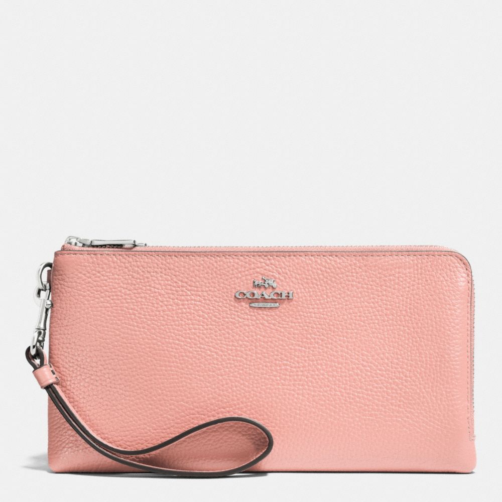 coach wallets zip-strips