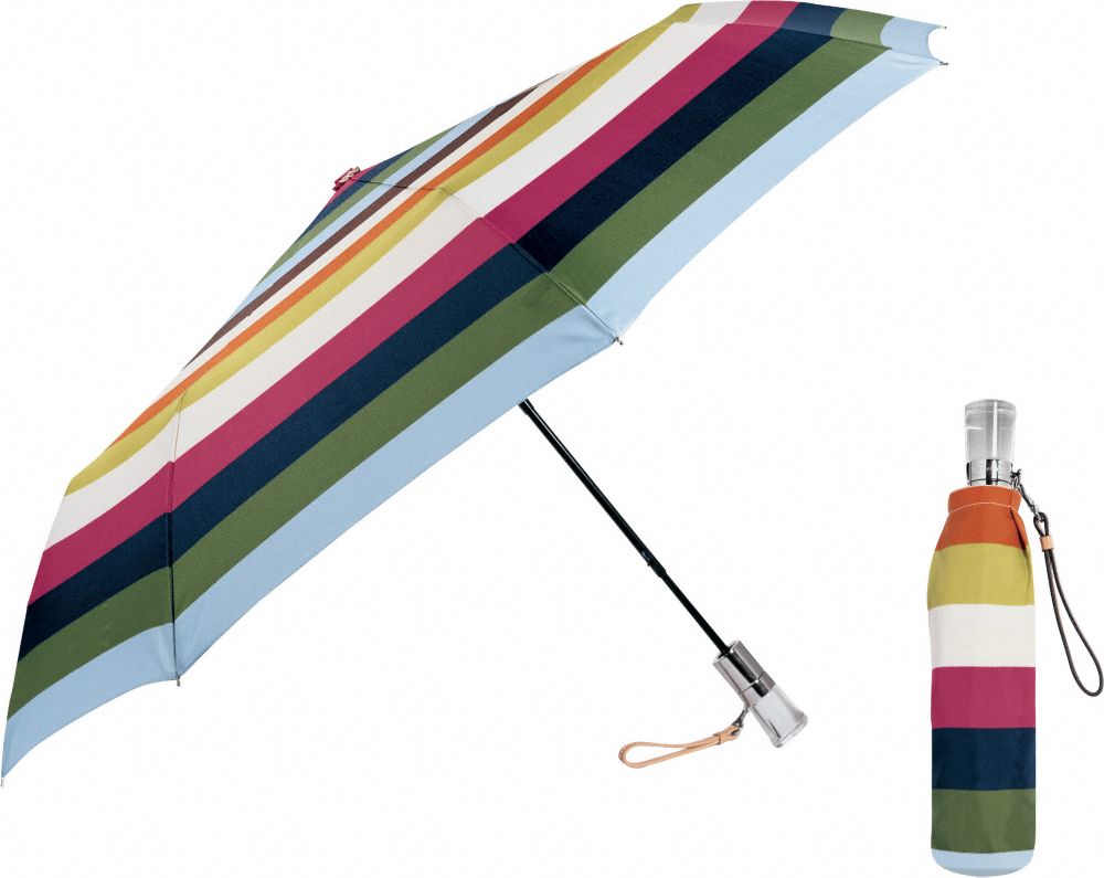 Coach Official Site - COACH LEGACY STRIPE FOLDING UMBRELLA : folding bags shoes leather goods