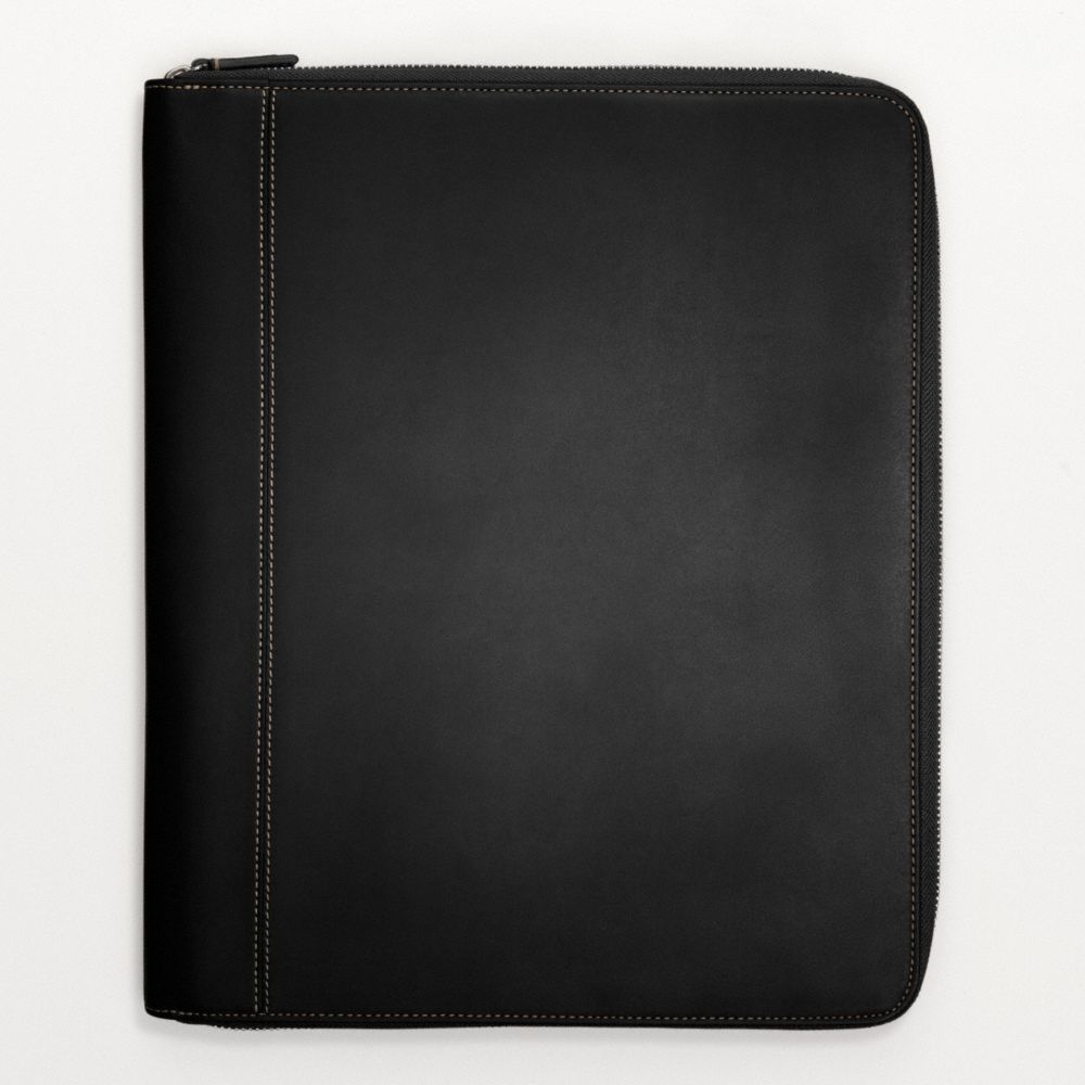 Transatlantic Leather Zip Portfolio $298.00