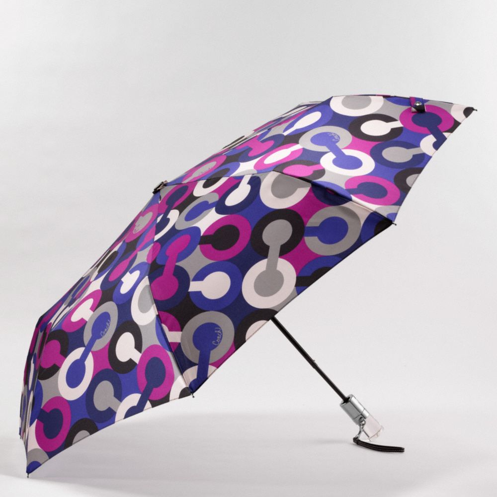 ALEX OP ART FOLDING PRINT UMBRELLA $88.00