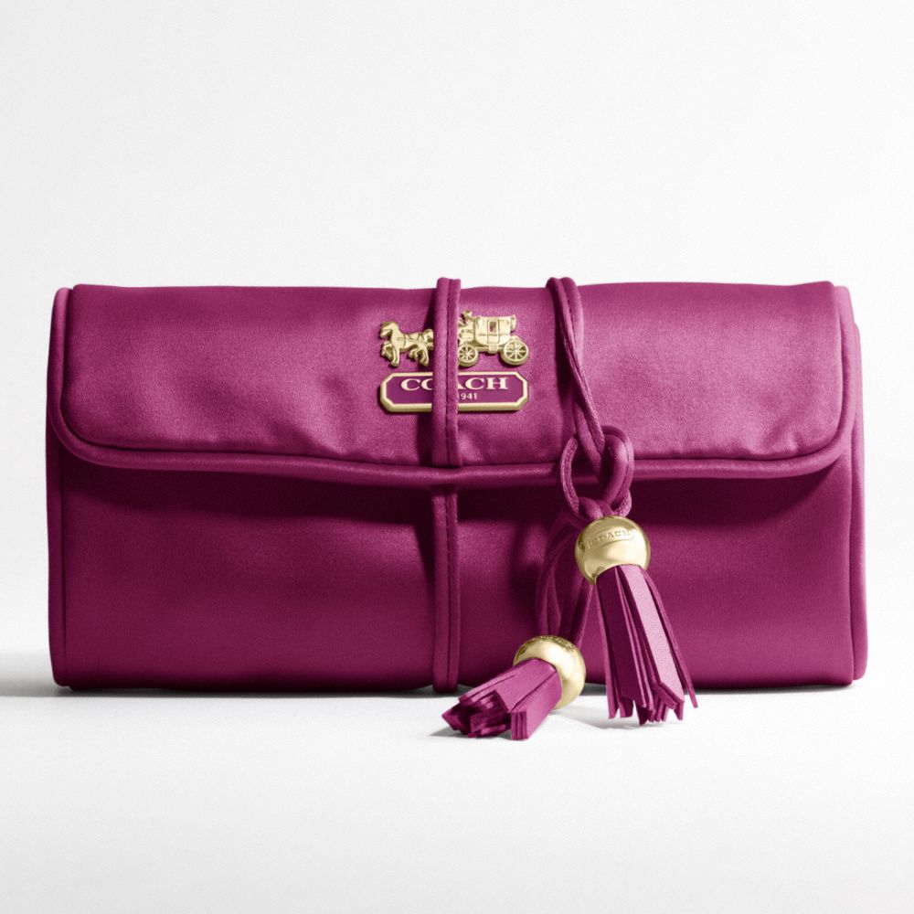 Amanda Satin Jewelry Roll $98.00
