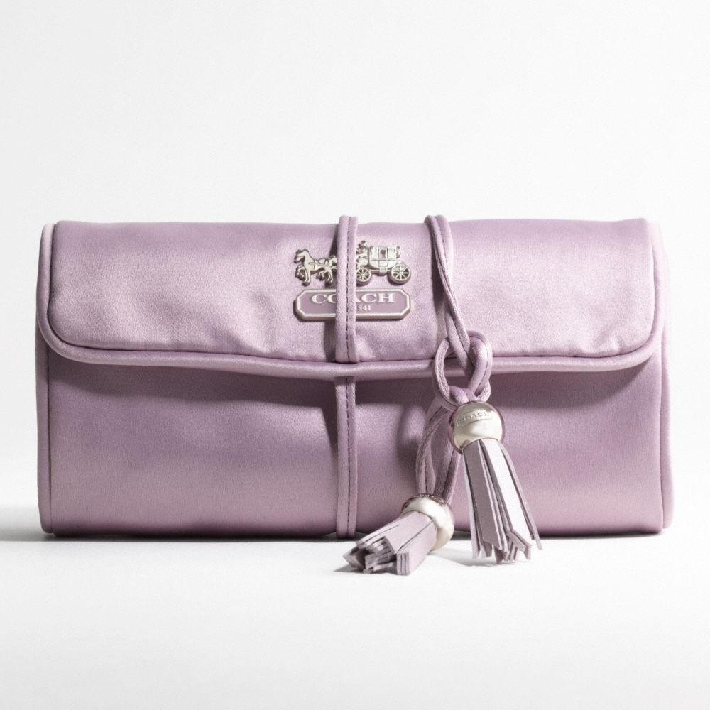Amanda Satin Jewelry Roll $98.00