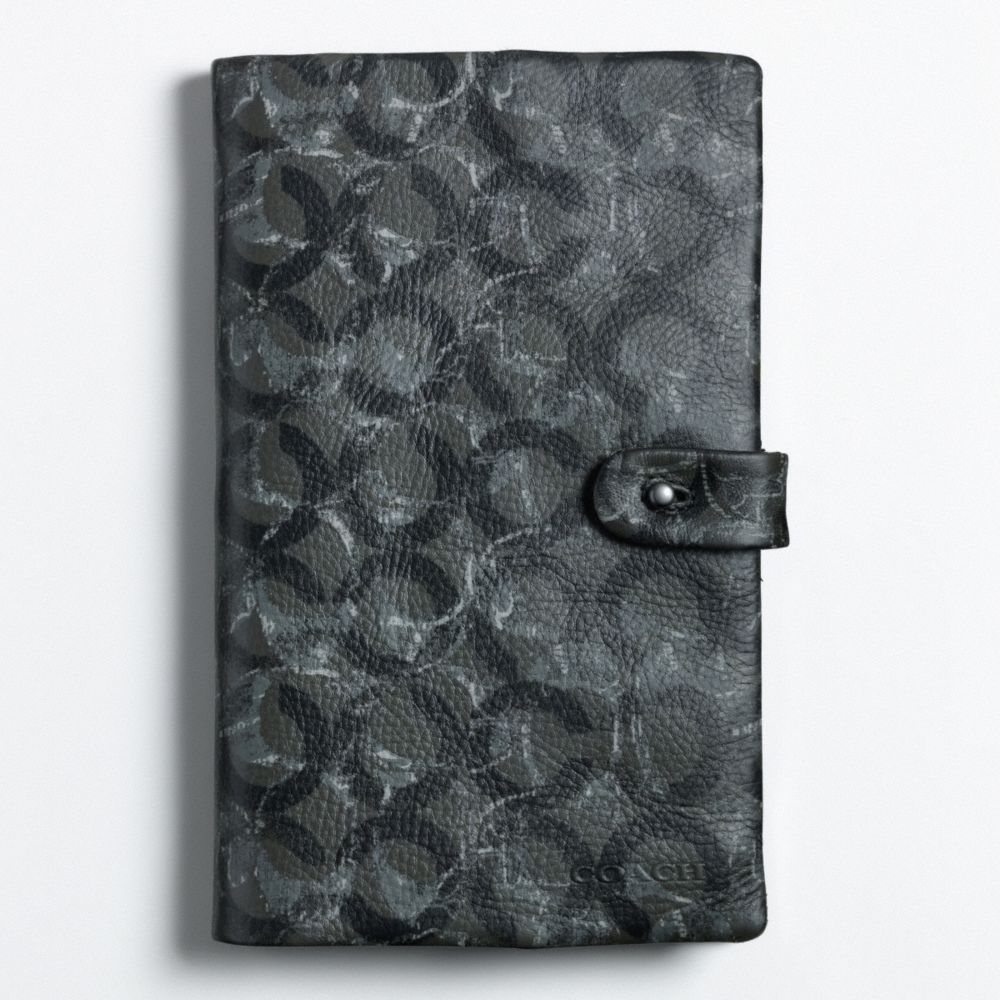 BOWERY LEATHER MULTI C NOTEBOOK