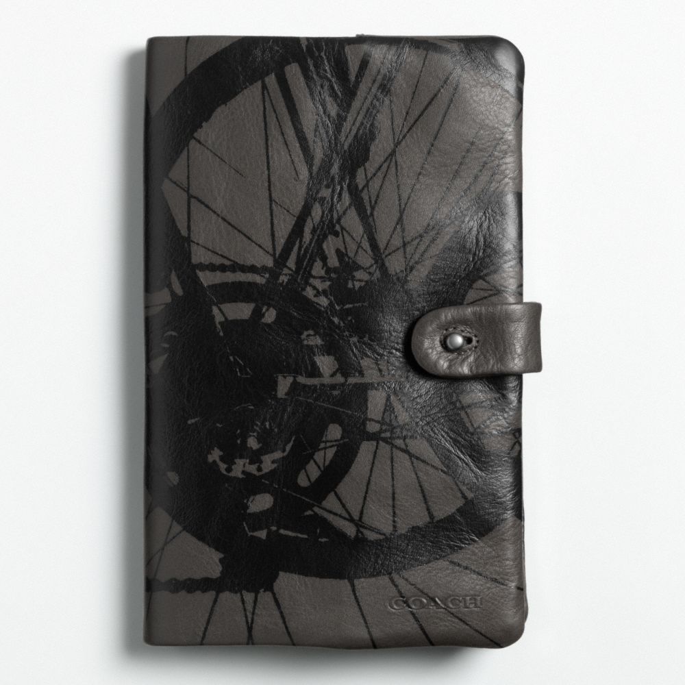 BOWERY LEATHER BIKE PRINT NOTEBOOK