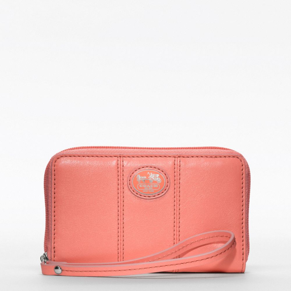 coach wristlets coral