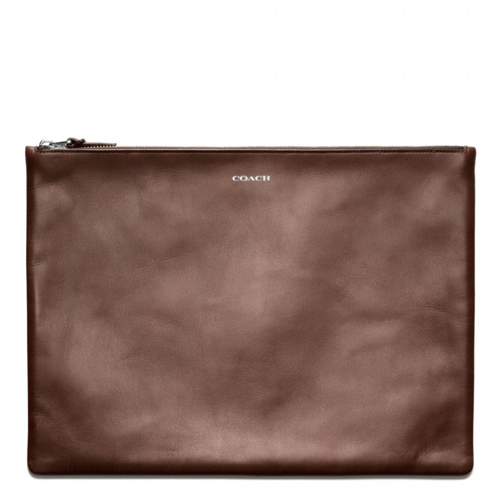 BLEECKER LEATHER LARGE ZIP PORTFOLIO