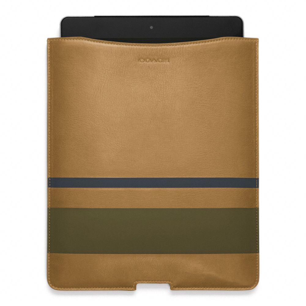 BLEECKER DEBOSSED PAINTED STRIPE IPAD SLEEVE