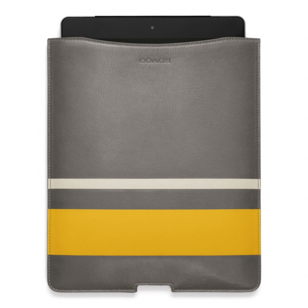 BLEECKER DEBOSSED PAINTED STRIPE IPAD SLEEVE