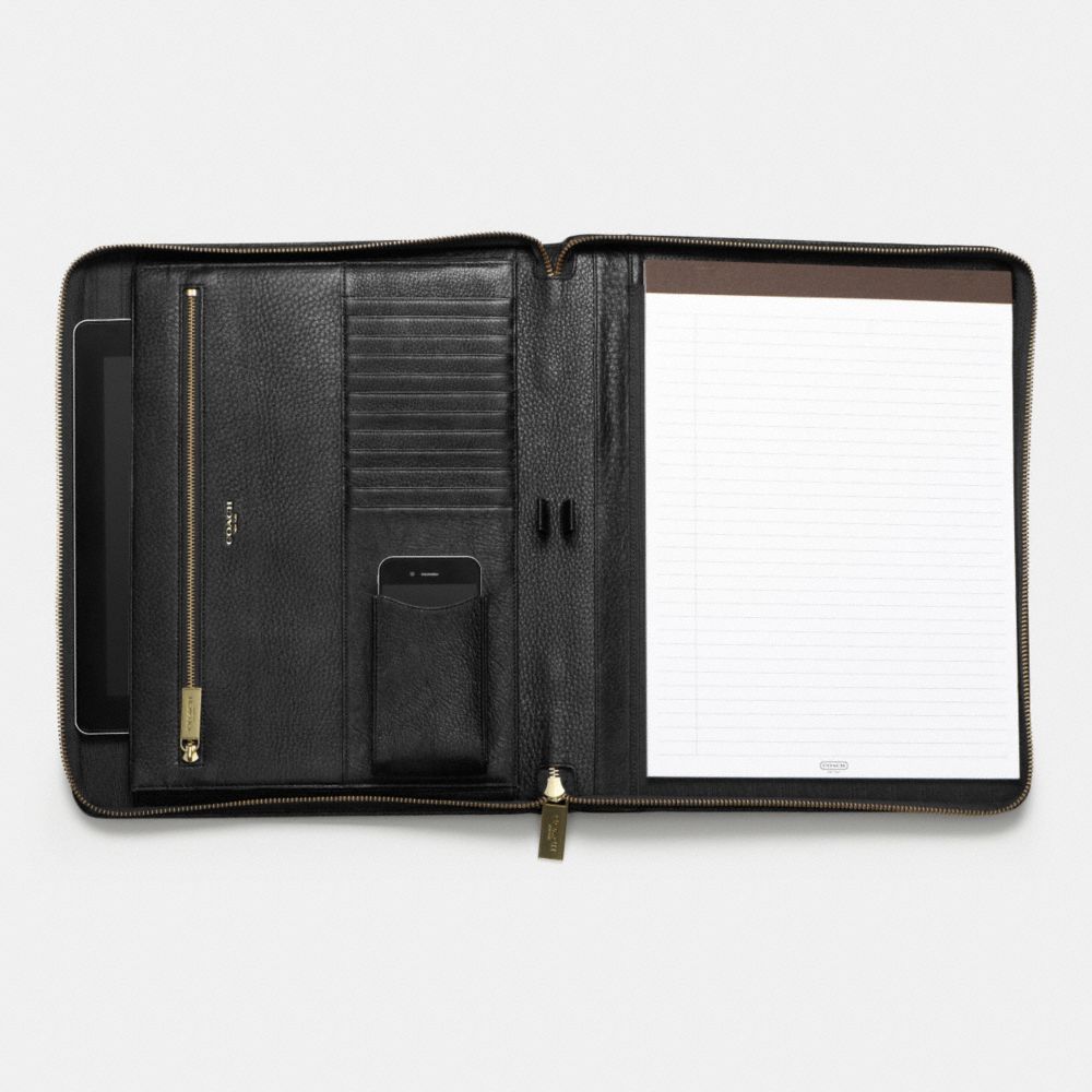 CROSBY LEATHER ZIP EXECUTIVE PORTFOLIO