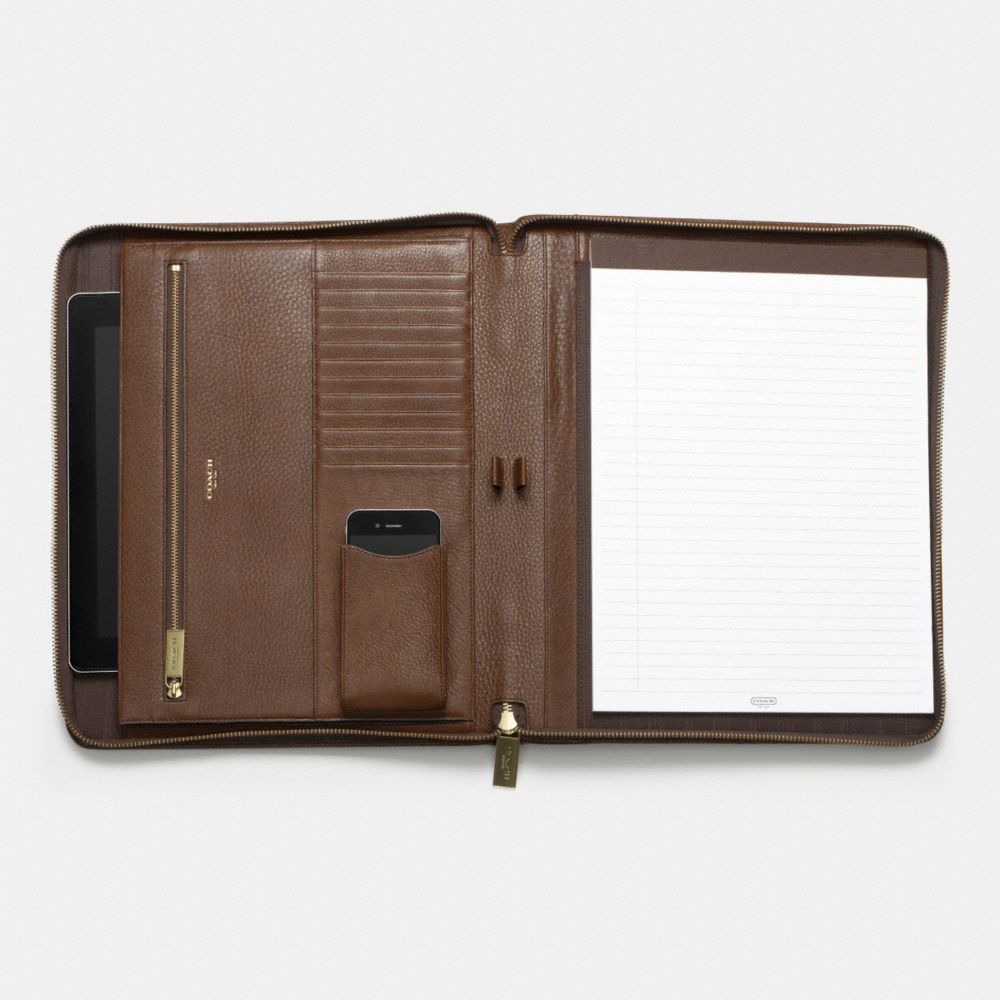 CROSBY LEATHER ZIP EXECUTIVE PORTFOLIO