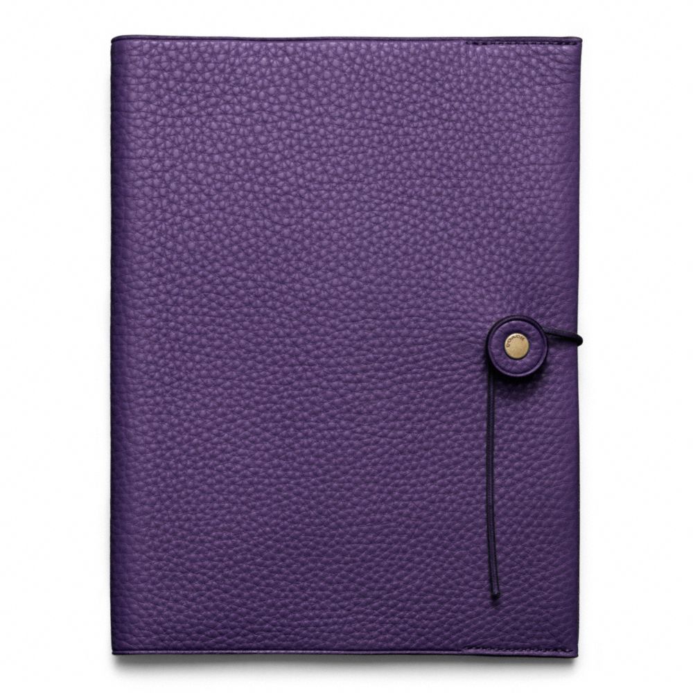 Bleecker Pebbled Leather A5 Notebook