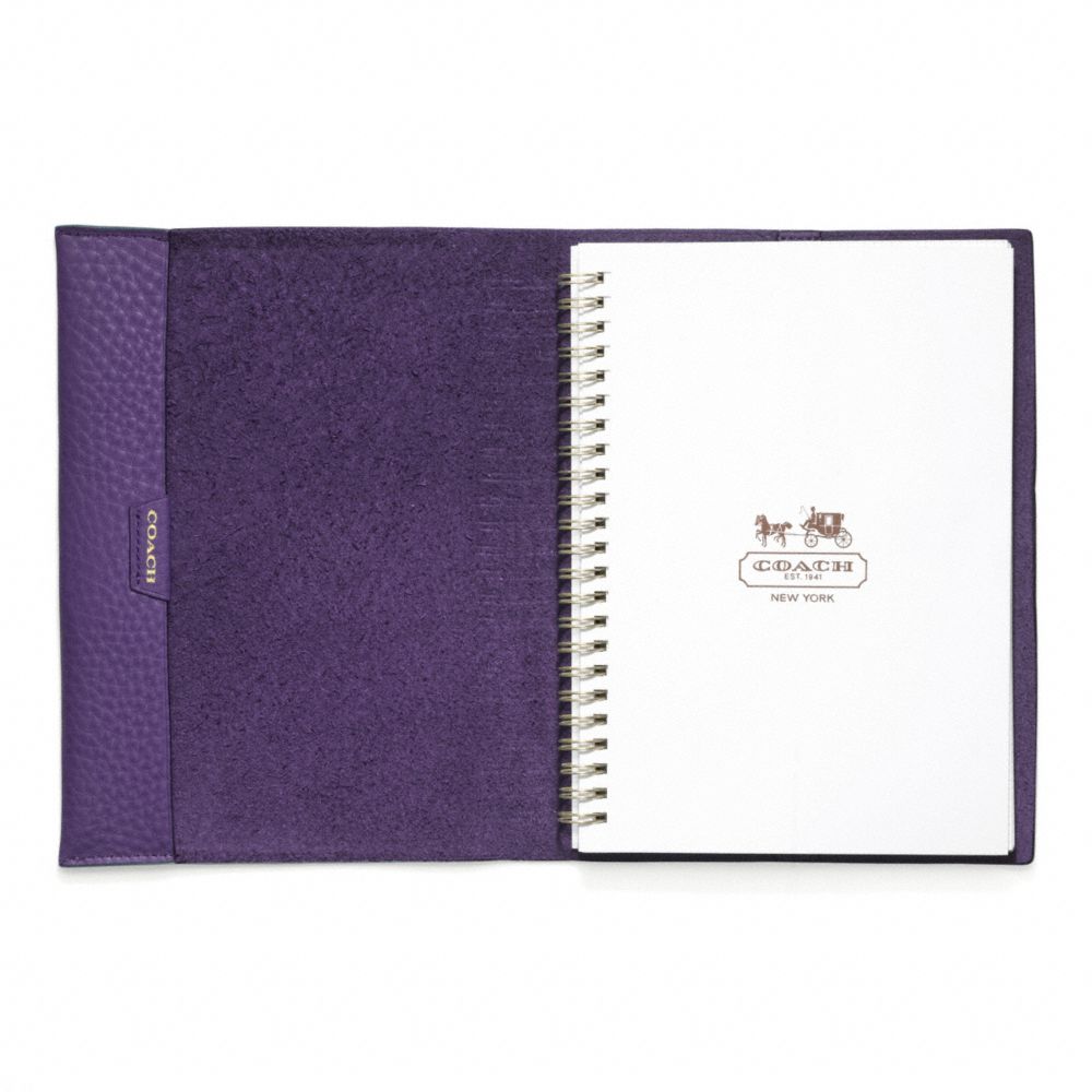 Bleecker Pebbled Leather A5 Notebook