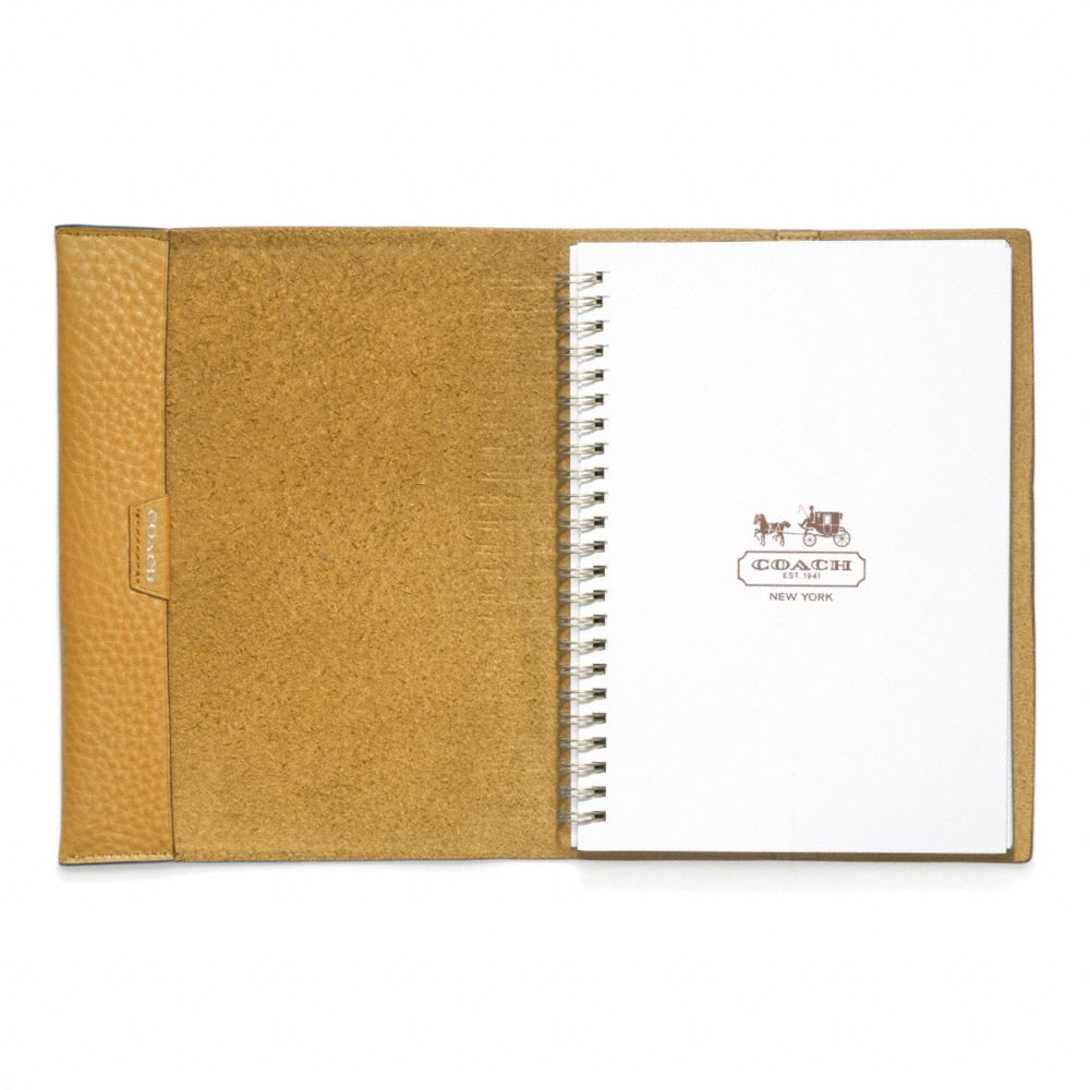 Bleecker Pebbled Leather A5 Notebook