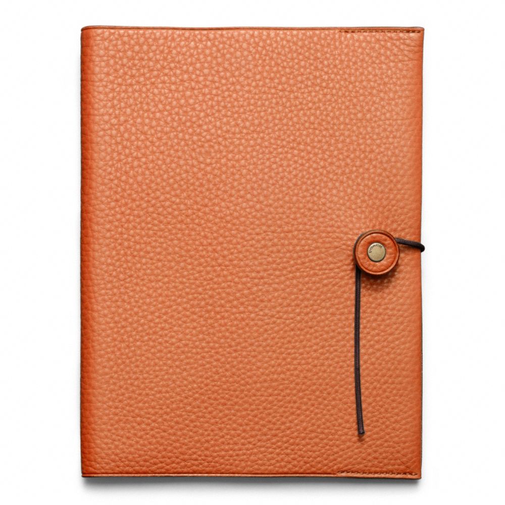 Bleecker Pebbled Leather A5 Notebook