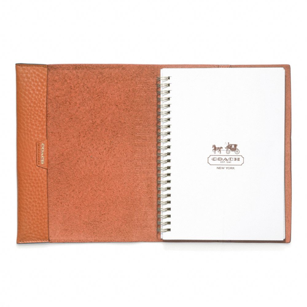 Bleecker Pebbled Leather A5 Notebook