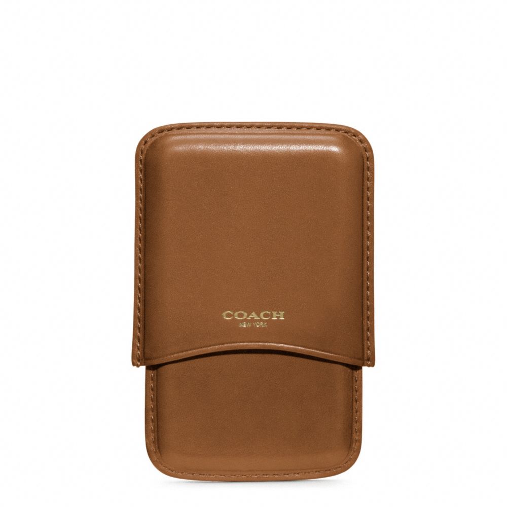 CROSBY DRESS LEATHER MOLDED CARD CASE