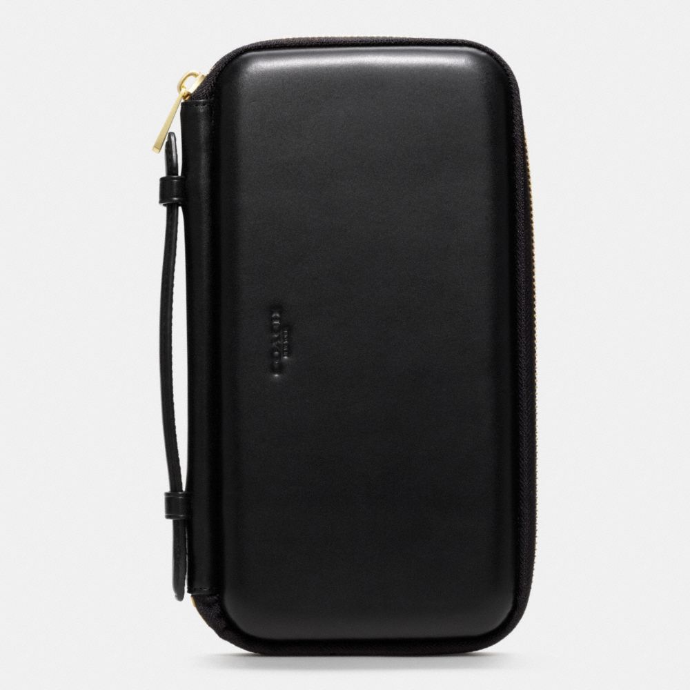 CROSBY DRESS LEATHER MOLDED TRAVEL WALLET