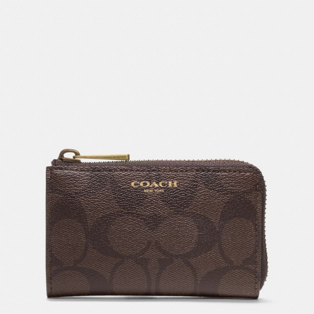 BLEECKER SIGNATURE ZIP KEYCASE