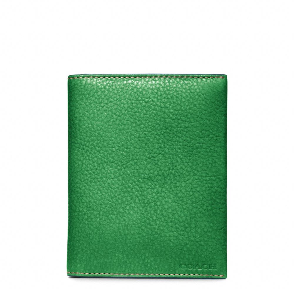 BLEECKER PEBBLED LEATHER PASSPORT CASE