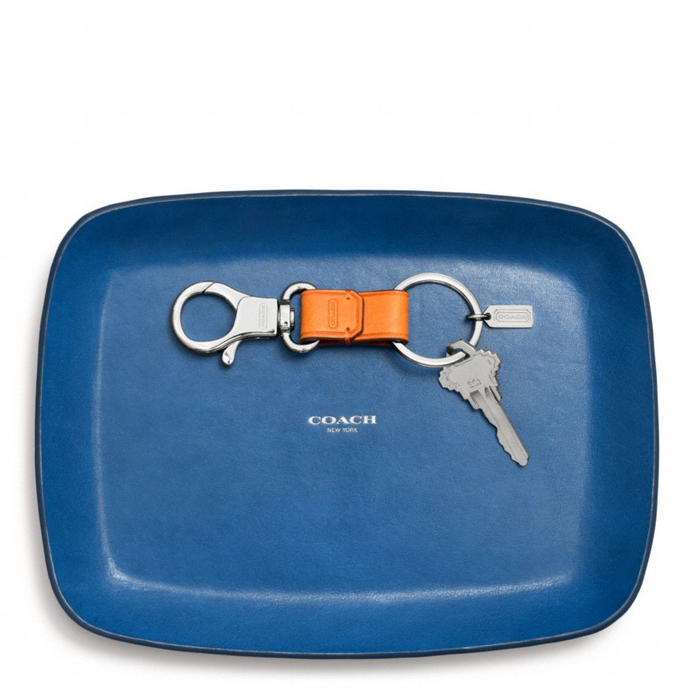 Bleecker Leather Dress Valet Tray