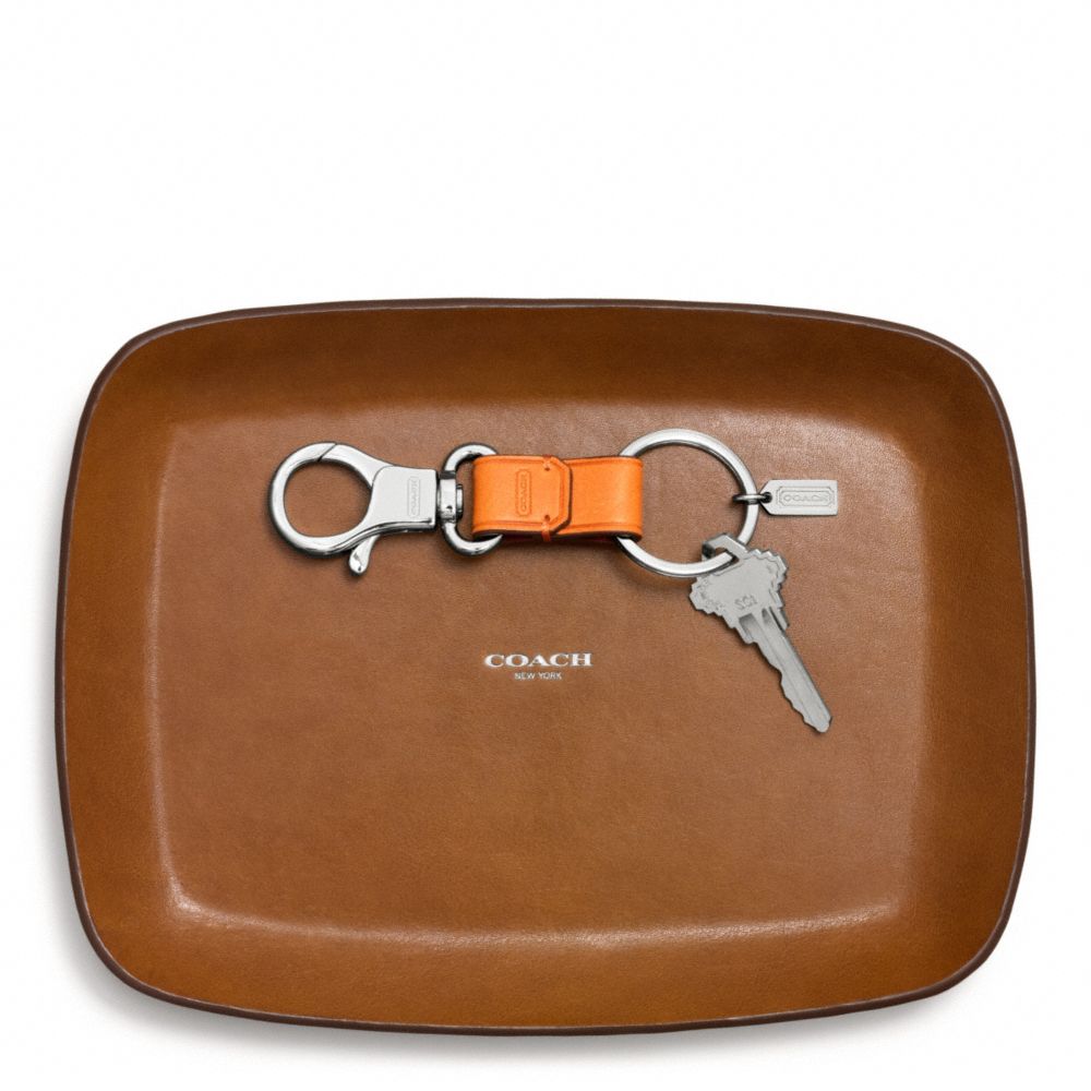 Bleecker Leather Dress Valet Tray