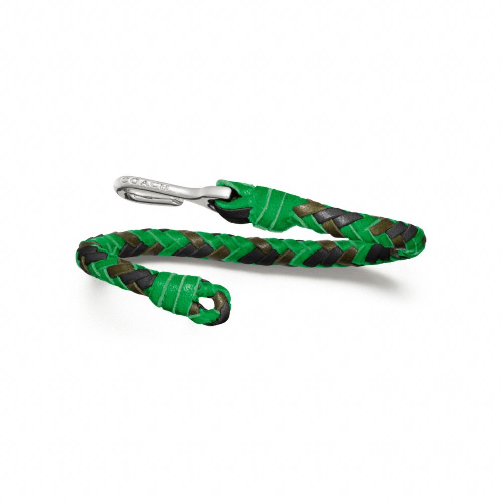 BLEECKER WOVEN LEATHER BRACELET