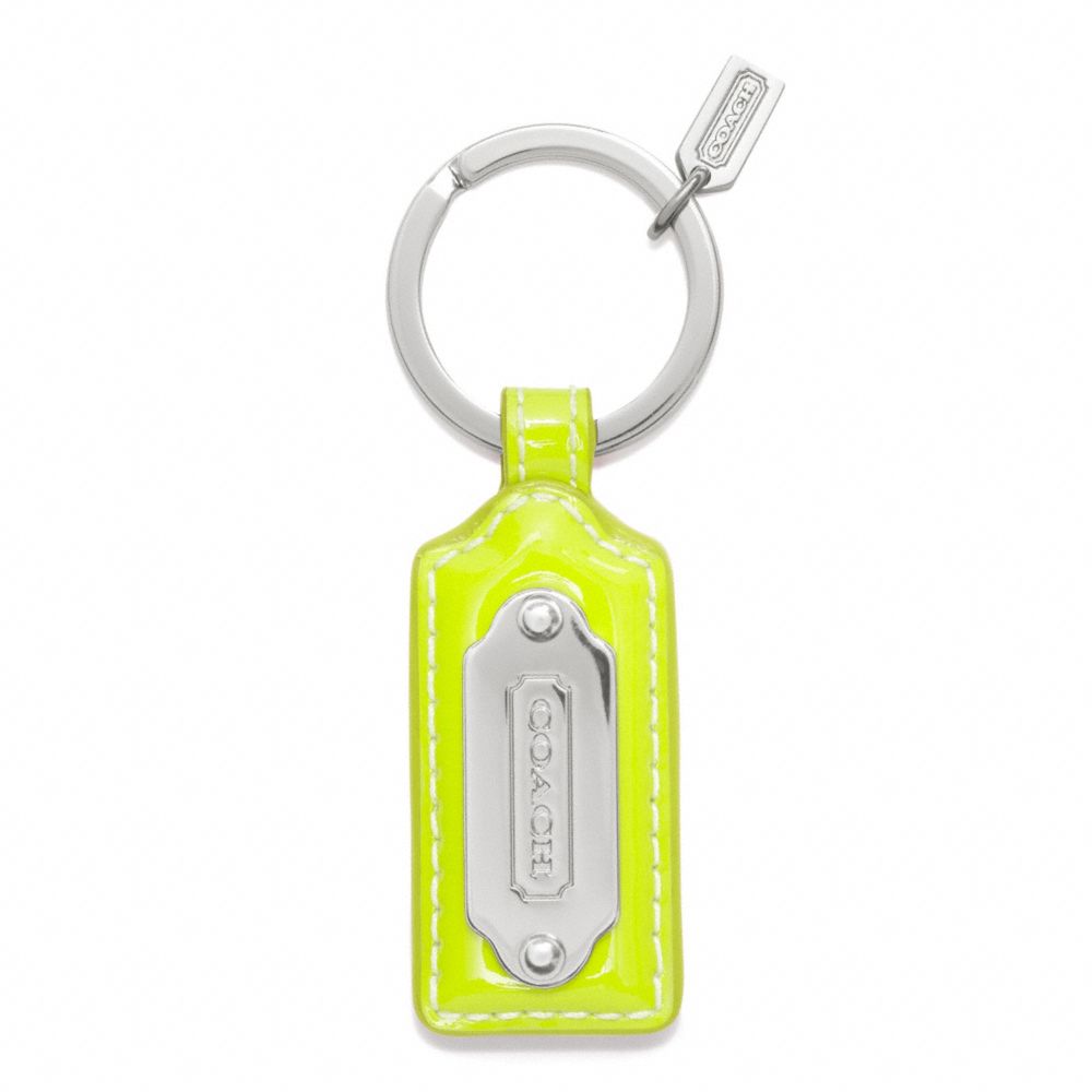 COACH TAG KEY RING